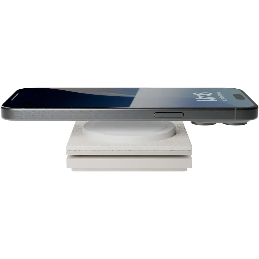 Бездротовий зарядний пристрій Native Union Rise Solo Qi2 Sandstone (RS-SL-SAN)