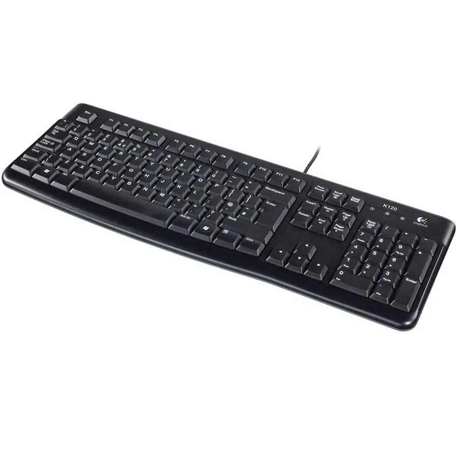 Клавіатура дротова LOGITECH K120 USB UKR OEM (920-002643)