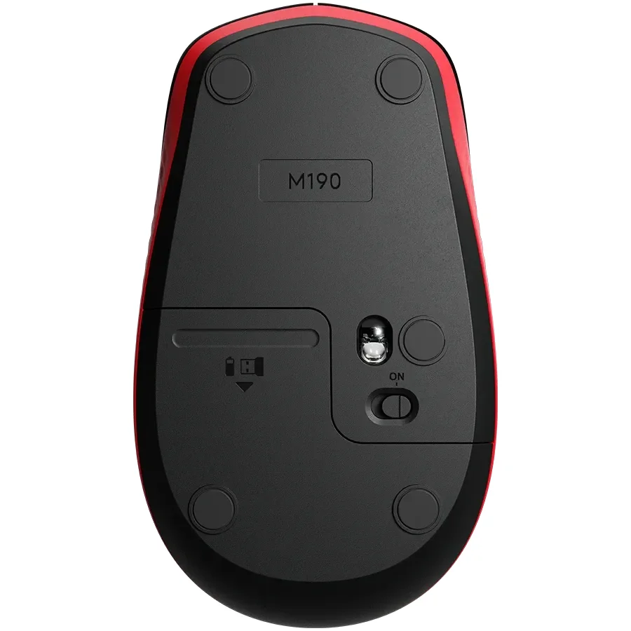 Миша LOGITECH M190 Wireless Red (L910-005908)