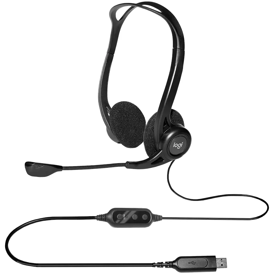 Навушники LOGITECH PC Headset 960 USB Black (L981-000100) 