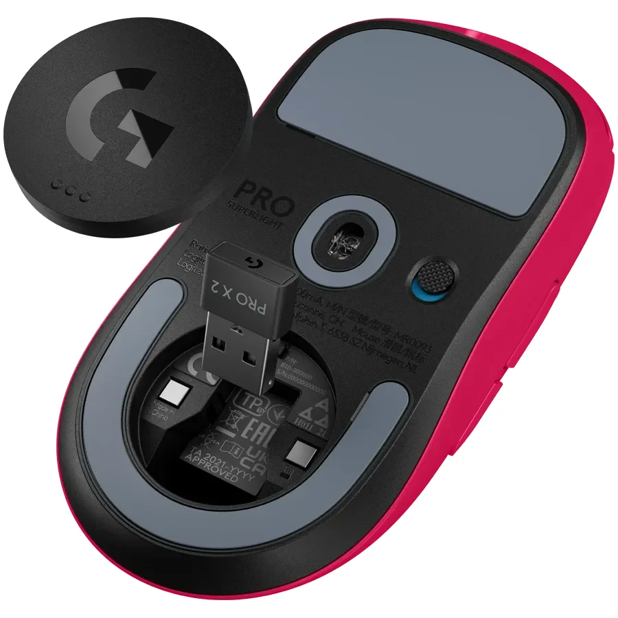 LOGITECH  G PRO X SUPERLIGHT 2 DEX Ігрова миша, Рожевий