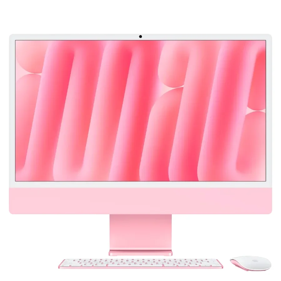 iMac 24-inch M4, 8C CPU 8C GPU, 16ГБ 256ГБ Твердотільний накопичувач, Рожевий