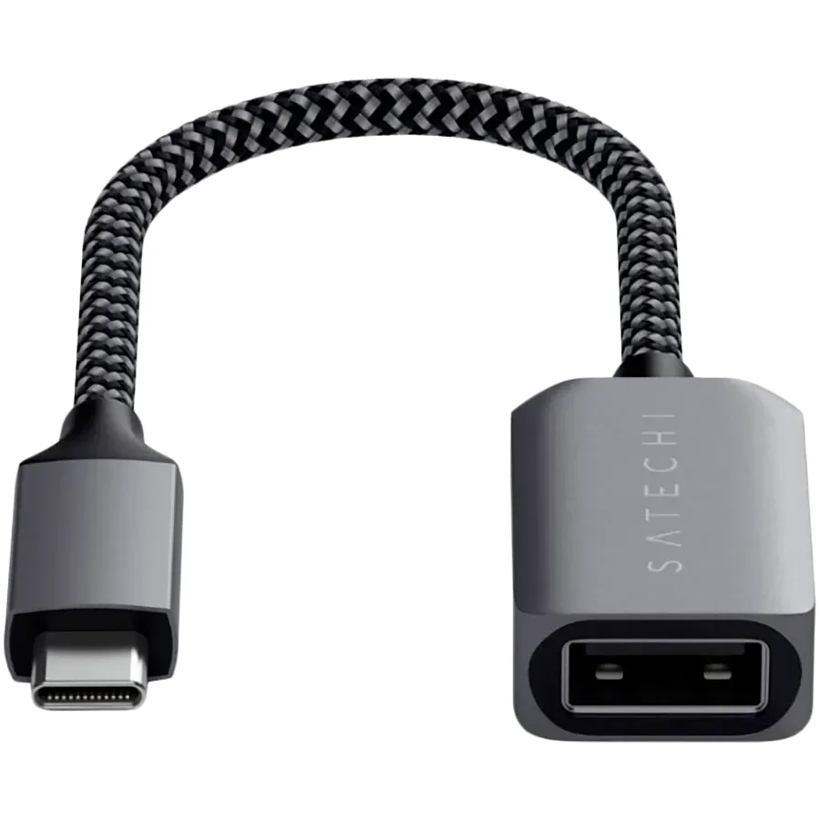 Адаптер SATECHI USB-C to USB 3.0 Cable Space Gray (ST-UCATCM)