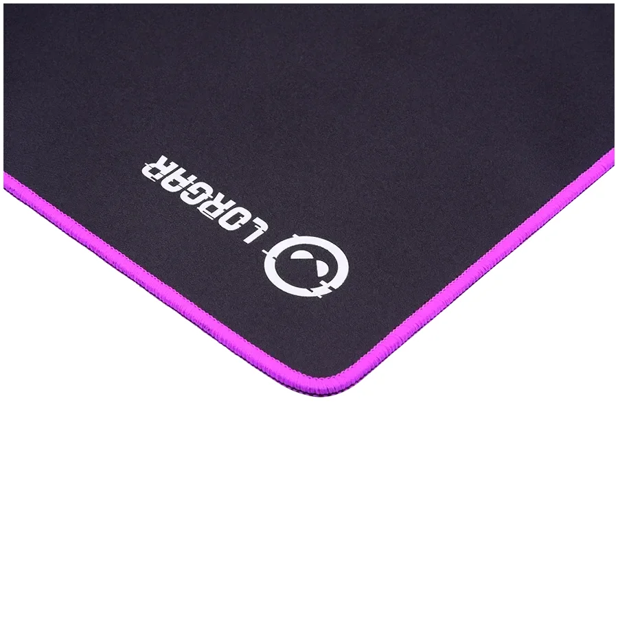 LORGAR Multispandex mousepad з purple rubber, Чорний