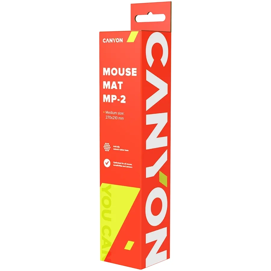 CANYON Gaming Mouse Pad, Чорний