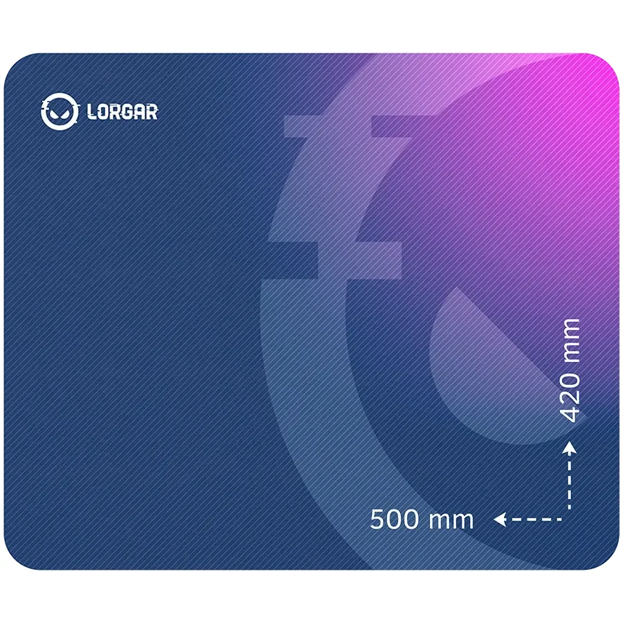LORGAR Multispandex mousepad з purple rubber