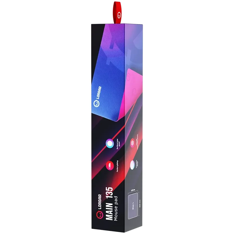 LORGAR Multispandex mousepad з purple rubber