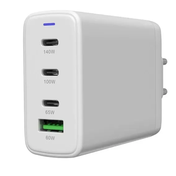 CANYON Адаптер живлення CU140ACC 4*USB/USB-C 3*USB Type C, 1*USB Type-A, 150 Ват