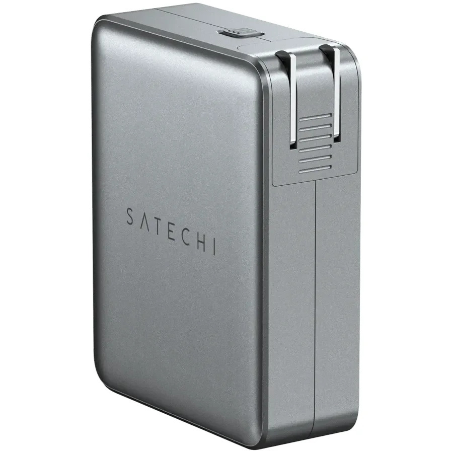 Мережевий зарядний пристрій SATECHI з комплектом адаптерів 145W USB-C 4-Port GaN (ST-W145GTM)