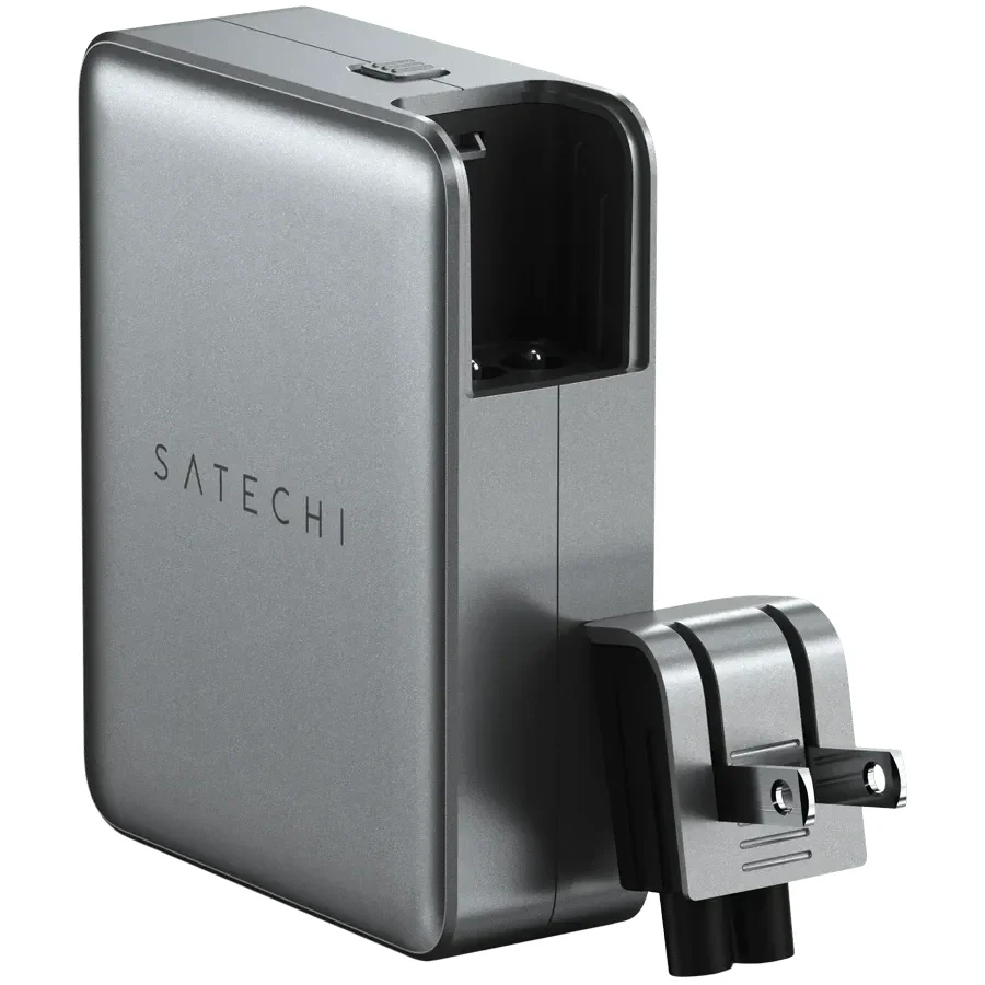 Мережевий зарядний пристрій SATECHI з комплектом адаптерів 145W USB-C 4-Port GaN (ST-W145GTM)