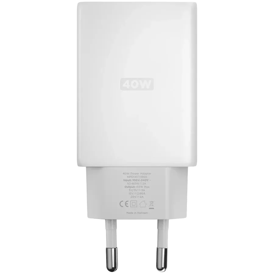 NOMAD Адаптер живлення 1*USB-C, 40 Ват