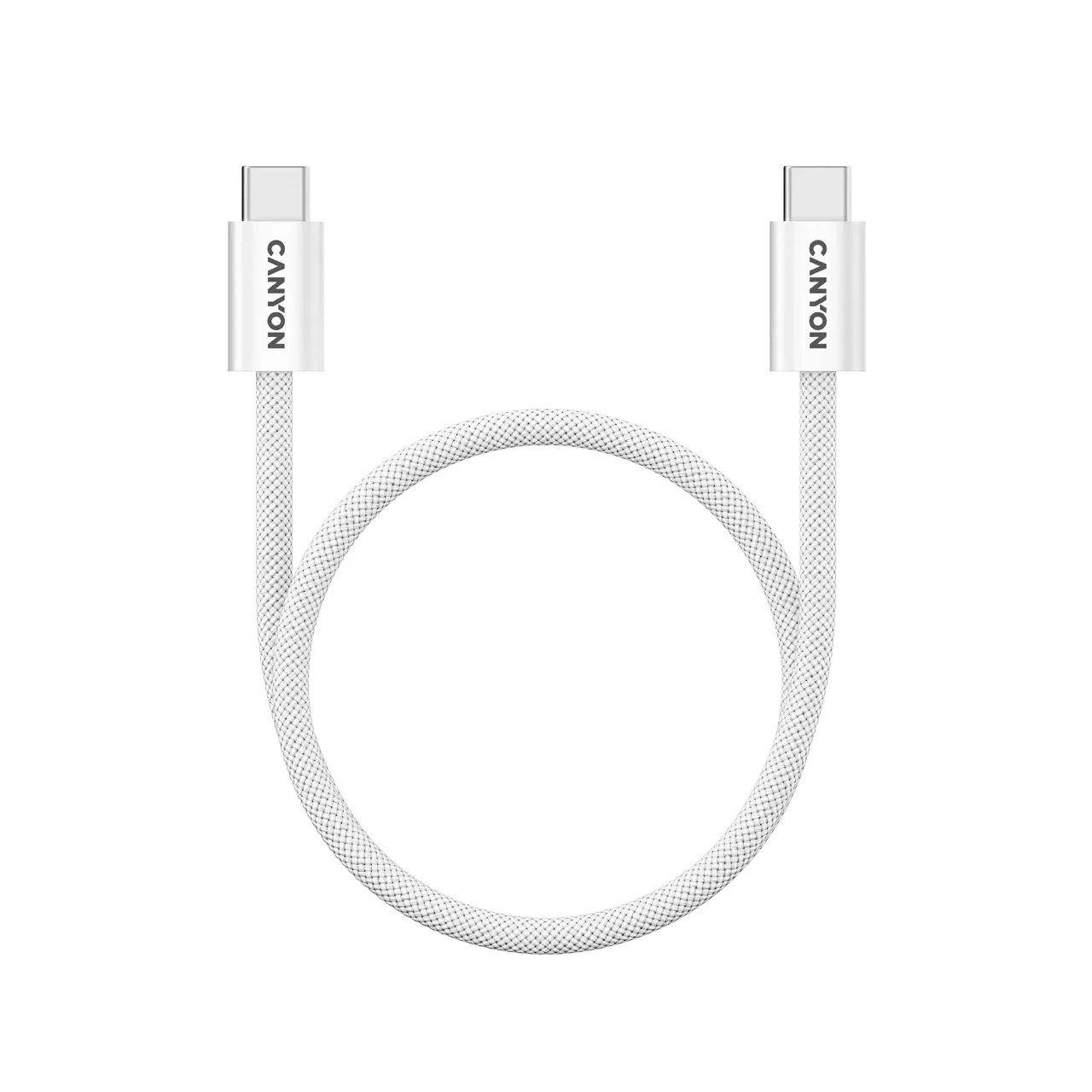 CANYON USB-C to USB-C Cable , Білий, 1м