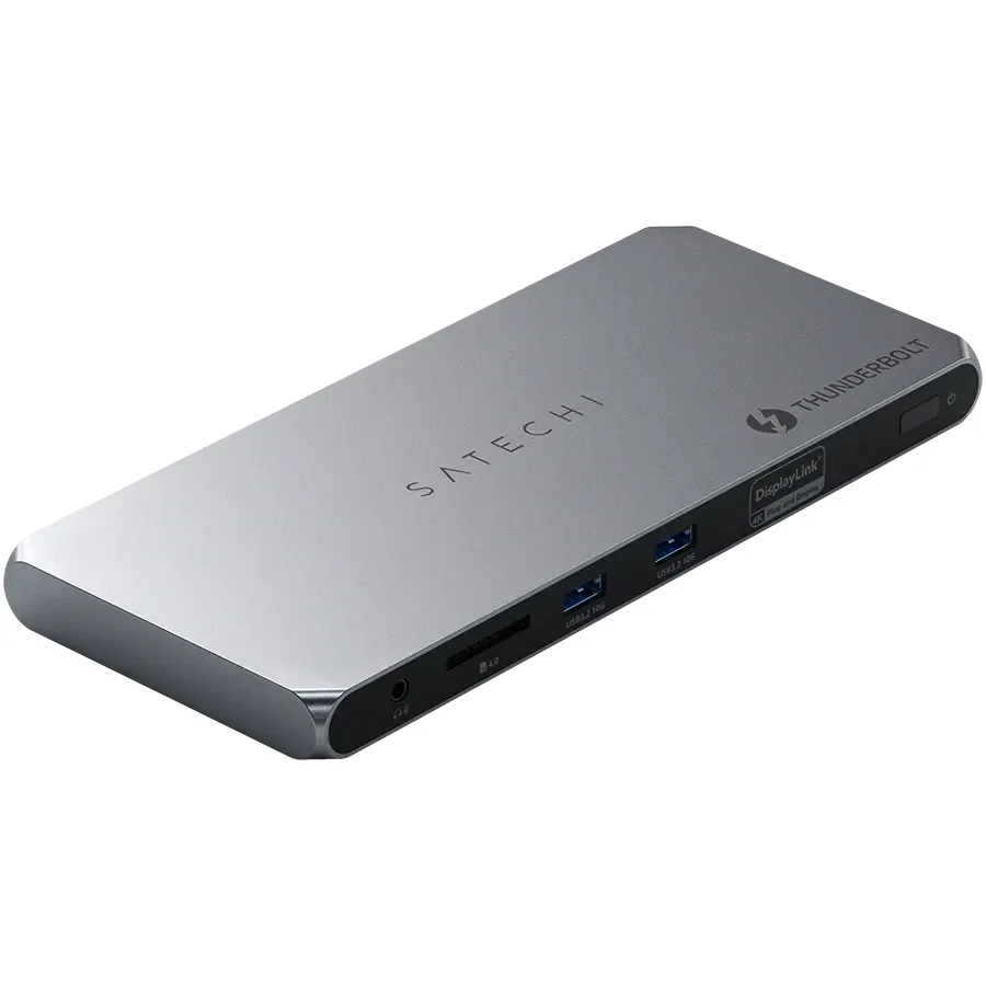 SATECHI Thunderbolt 4 Docking Station with DisplayLink, Космічний сірий