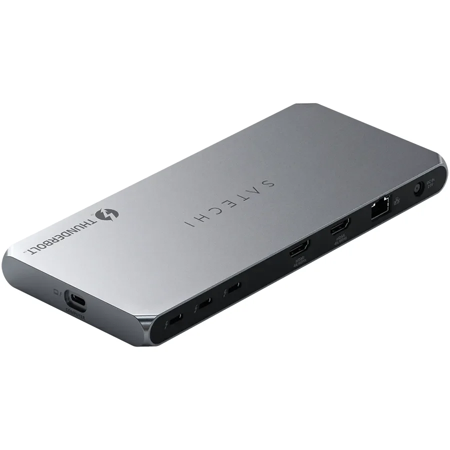 SATECHI Thunderbolt 4 Docking Station with DisplayLink, Космічний сірий