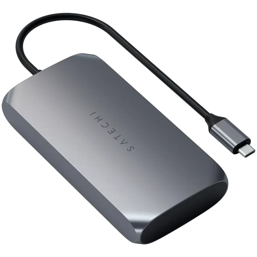 Мультимедійний адаптер SATECHI USB-C Multimedia Adapter M1 – Space Gray (ST-UCM1HM)