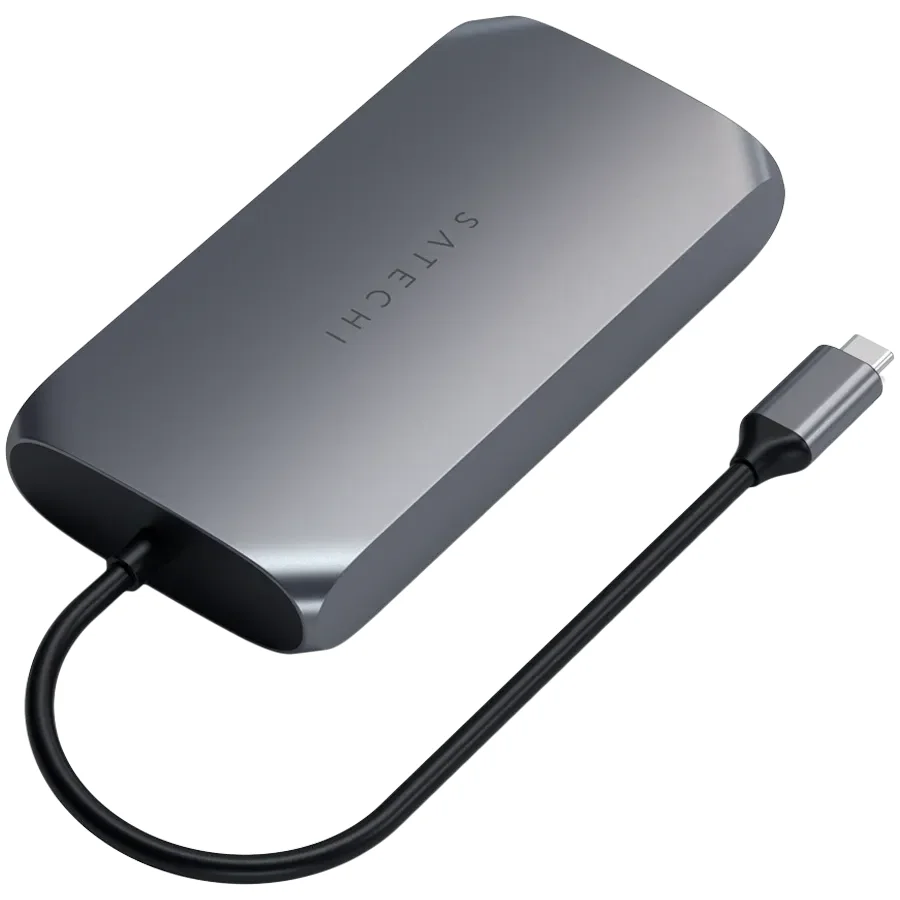 Мультимедійний адаптер SATECHI USB-C Multimedia Adapter M1 – Space Gray (ST-UCM1HM)