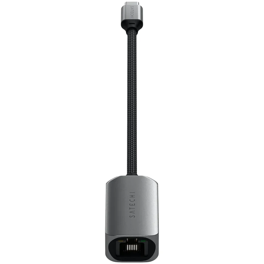 Перехідник SATECHI USB-C 2.5 Gigabit Ethernet Adapter Space Gray