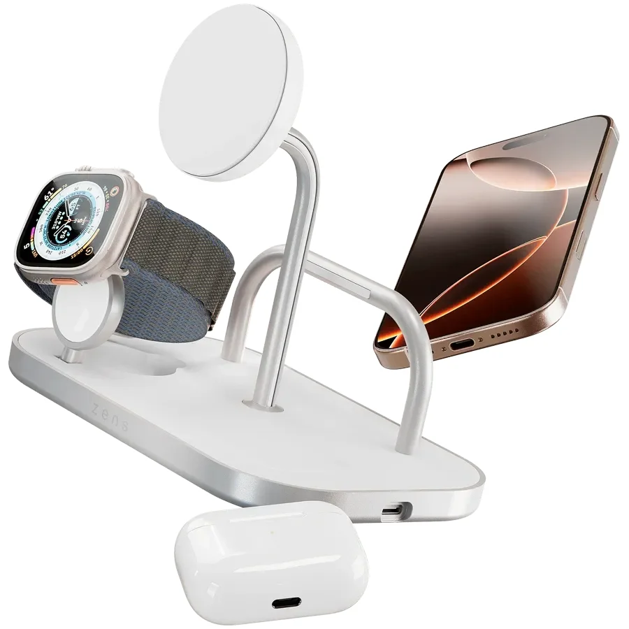 ZENS Індукційний зарядний пристрій 1*USB-C, 60 Ват