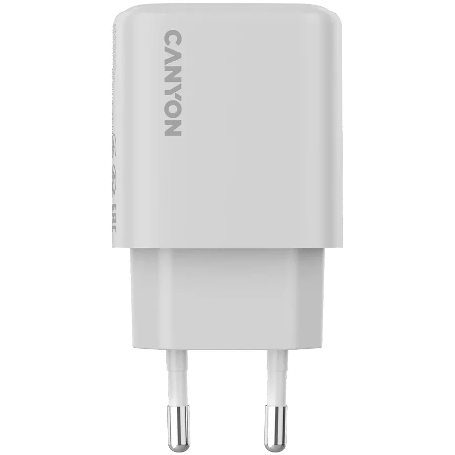 CANYON Адаптер живлення OnCharge 200 1*USB-C 1*USB Тип C, 20 Ват