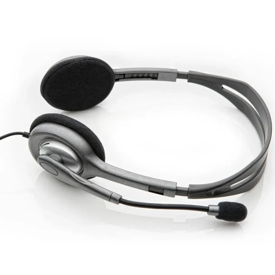 Навушники LOGITECH Stereo Headset H110 Gray/Silver (L981-000271)