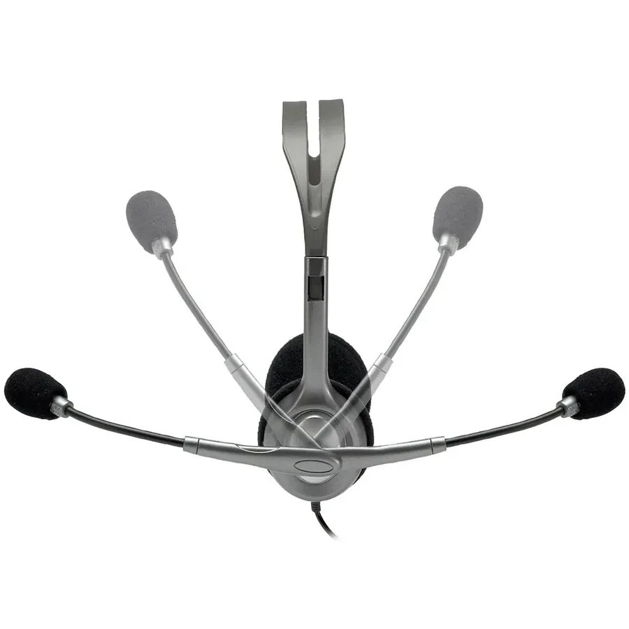 Навушники LOGITECH Stereo Headset H110 Gray/Silver (L981-000271)