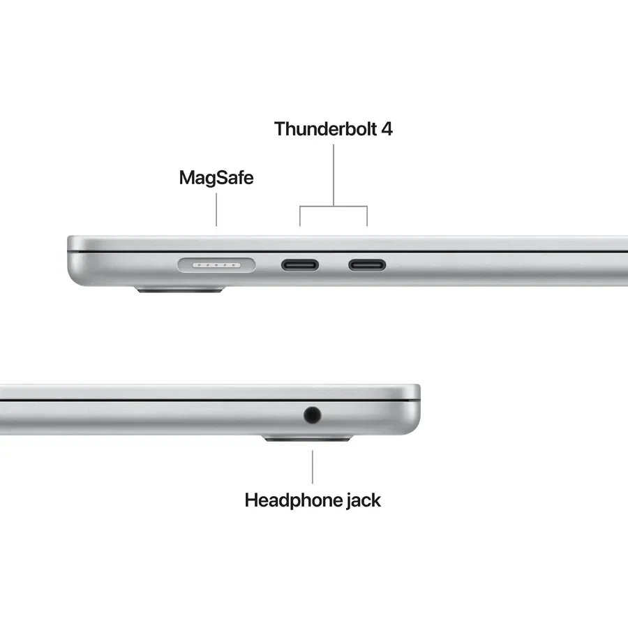 MacBook Air 15.3-inch  M5 (10C CPU/10C GPU), 16 ГБ, 1 ТБ, Сріблястий