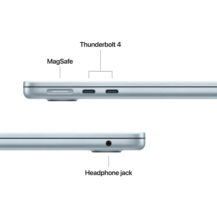 MacBook Air 13.6-inch  M5 (10C CPU/10C GPU), 16 ГБ, 1 ТБ, Небесно-блакитний
