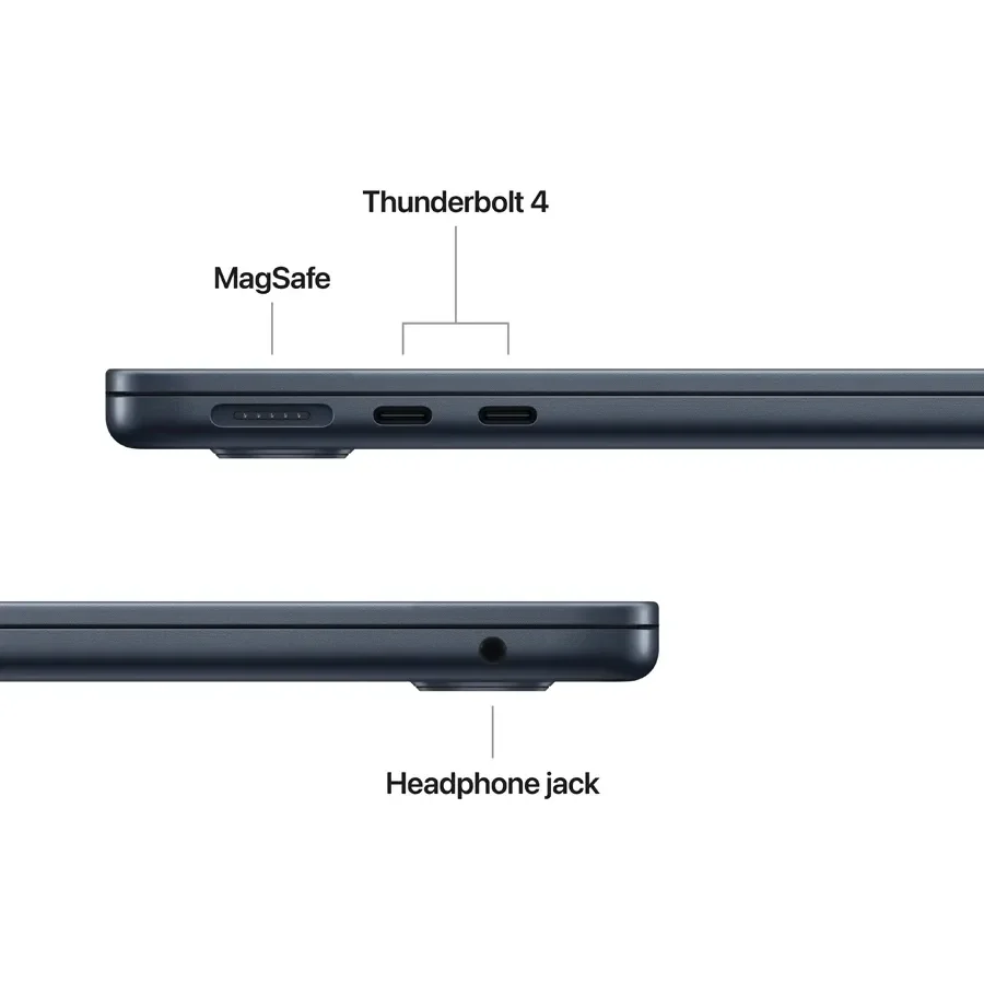 MacBook Air 13.6-inch  M5 (10C CPU/8C GPU), 16 ГБ, 512 ГБ, Темна ніч