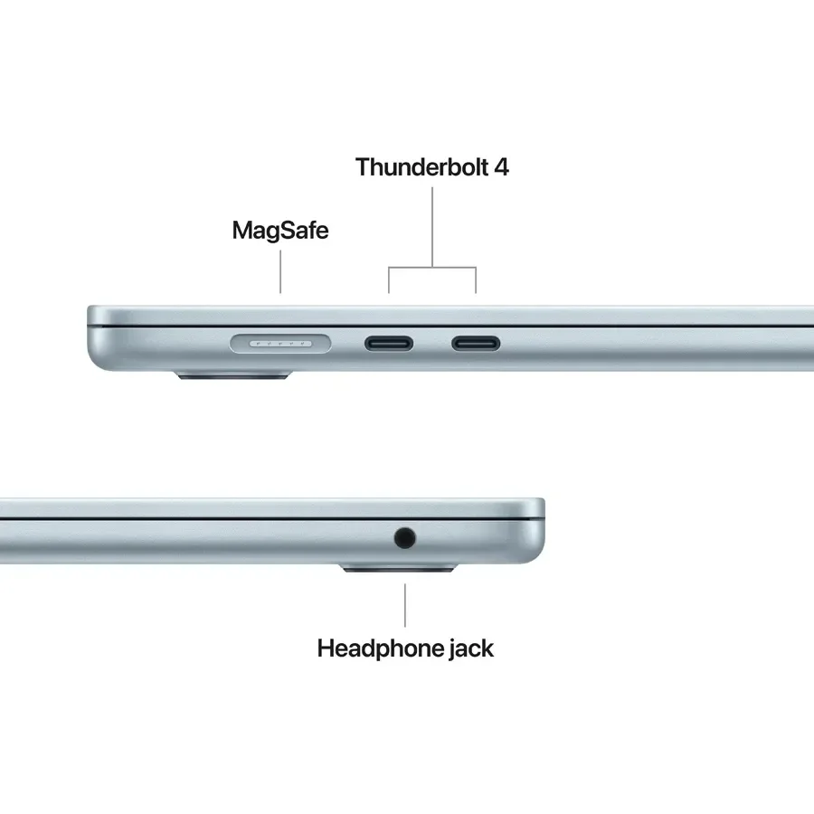 MacBook Air 15.3-inch  M5 (10C CPU/10C GPU), 24 ГБ, 1 ТБ, Небесно-блакитний