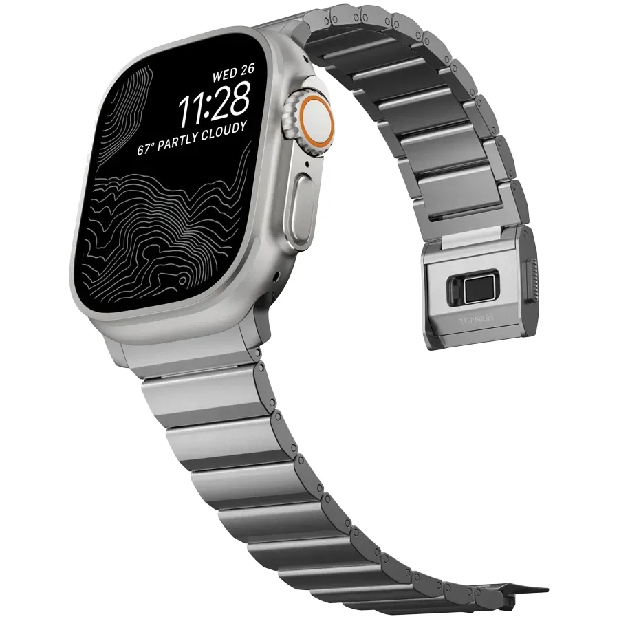 Ремінець Nomad Titanium V2 Natural Hardware Natural 46mm/49mm (NM014858858)