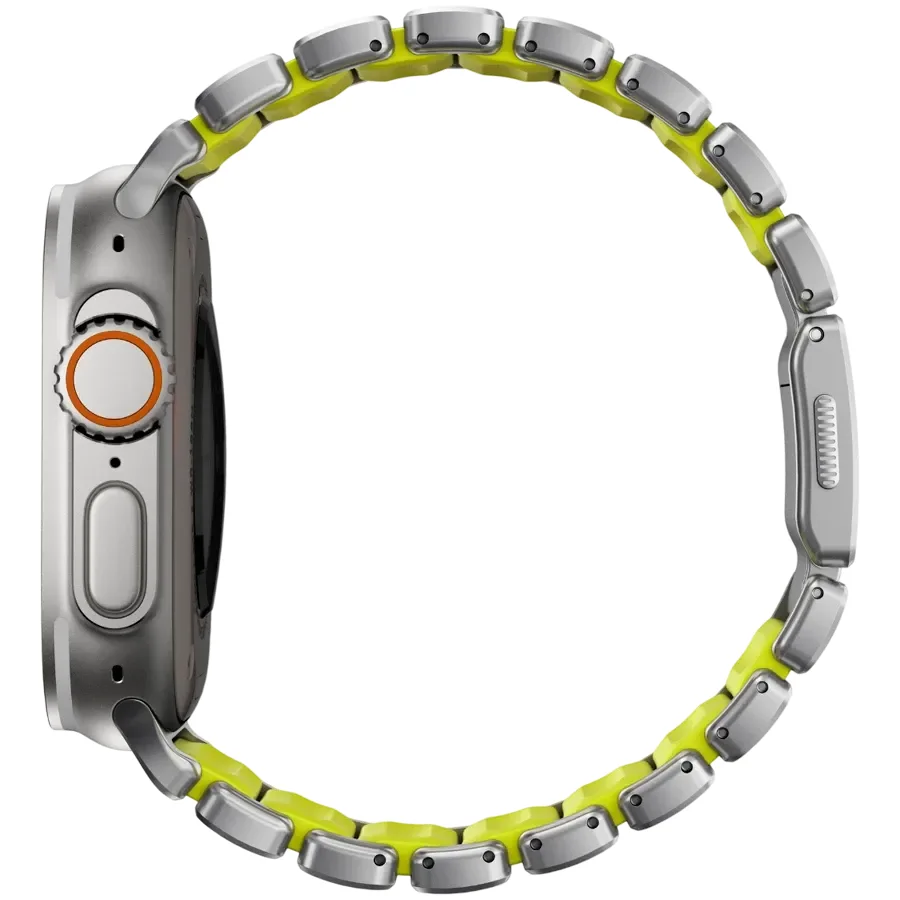 NOMAD Band Extension Stratos Band Natural Hardware/Volt за Apple Watch 44 mmApple Watch 45 mmApple Watch 46 mmApple Watch 49 mm 46/49 mm
