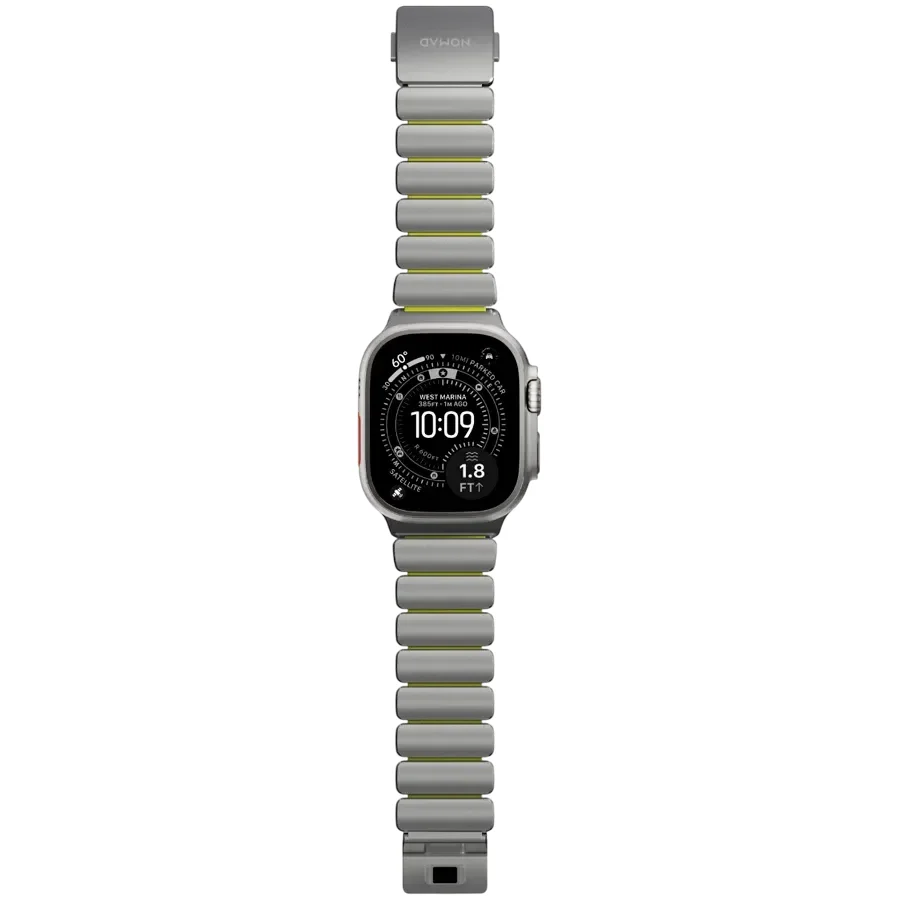 NOMAD Band Extension Stratos Band Natural Hardware/Volt за Apple Watch 44 mmApple Watch 45 mmApple Watch 46 mmApple Watch 49 mm 46/49 mm