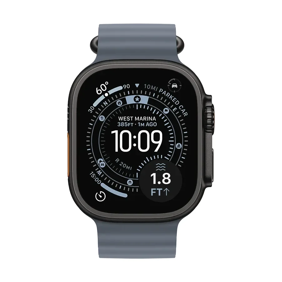Apple 49mm Ocean Band Ремінець Ocean Band Anchor Blue за Apple Watch 44 mmApple Watch 45 mmApple Watch 46 mmApple Watch 49 mm 44/45/46/49 mm
