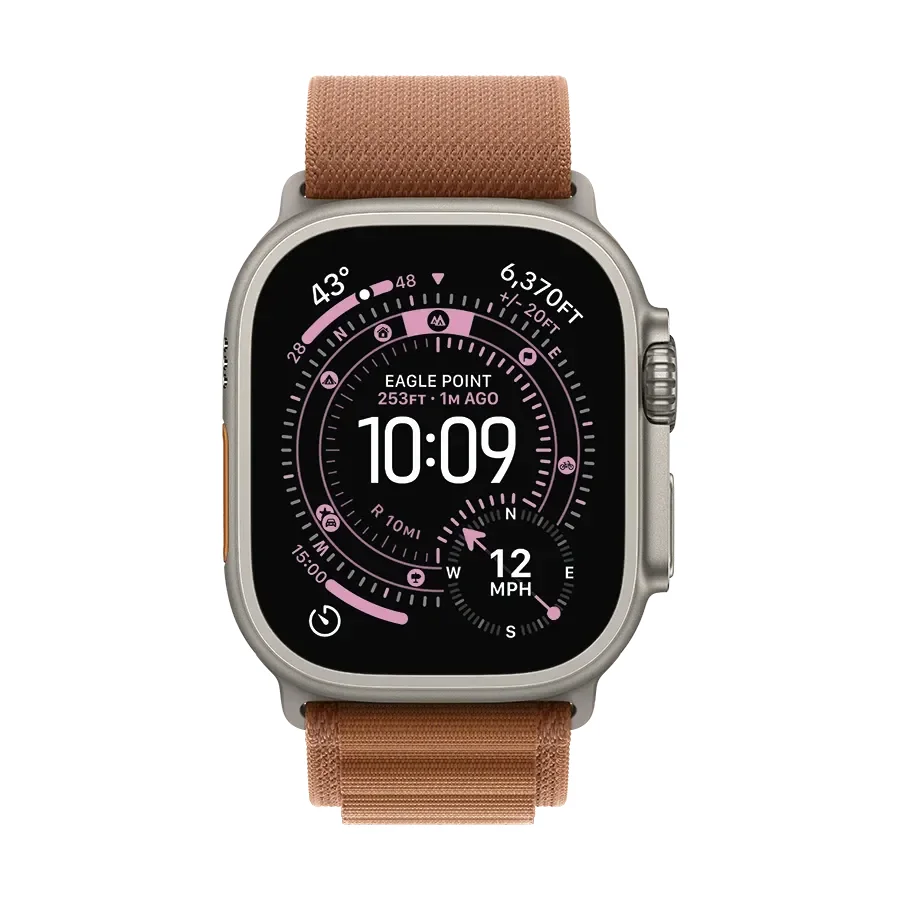 Apple 49mm Loop - Large Ремінець Alpine Loop Terra Cotta за Apple Watch 44 mmApple Watch 45 mmApple Watch 46 mmApple Watch 49 mm 44/45/46/49 mm