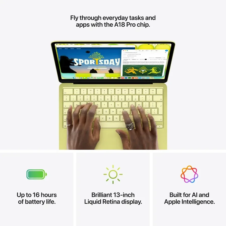MacBook Neo 13-inch  A18 Pro (6C CPU/5C GPU), 8 ГБ, 512 ГБ, Blush