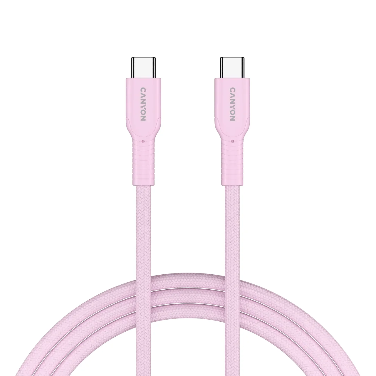 CANYON USB-C to USB-C Cable , Рожевий, 1м