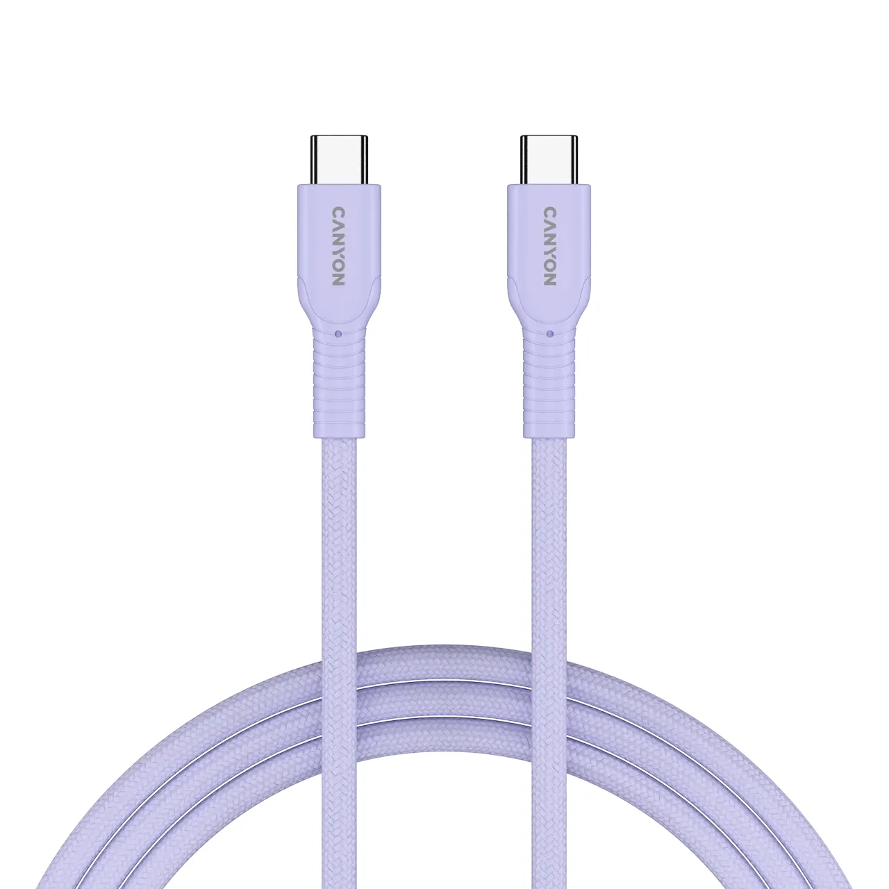 CANYON USB-C to USB-C Cable , Фіолетовий, 1м