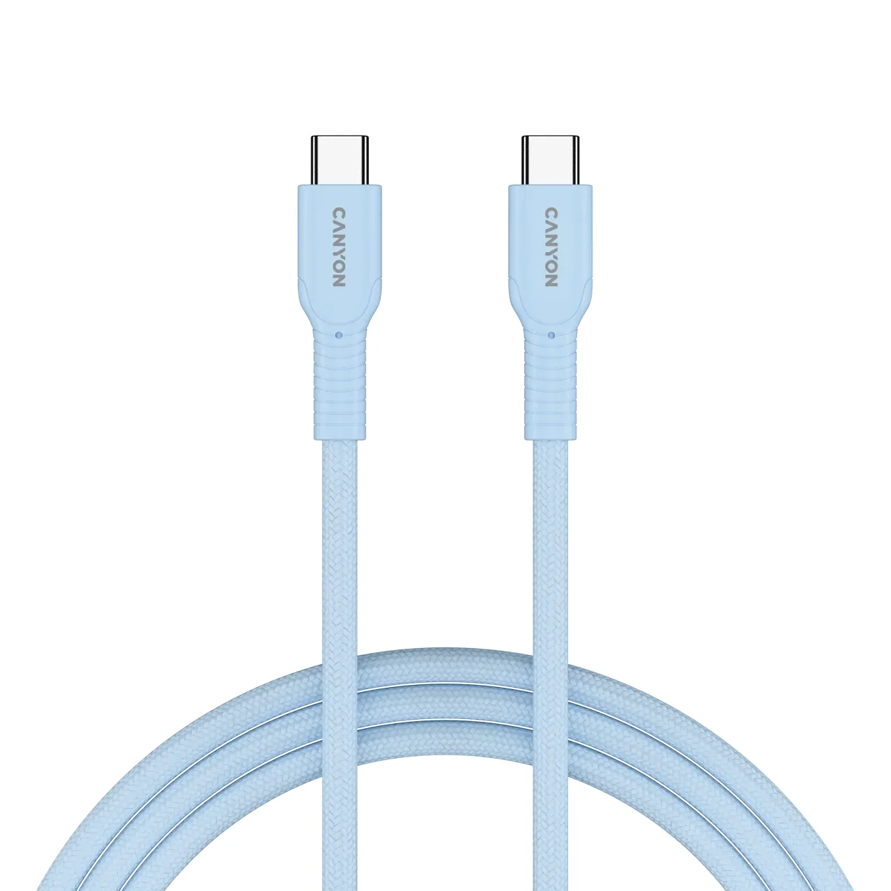 CANYON USB-C to USB-C Cable , Світло-блакитний, 1м