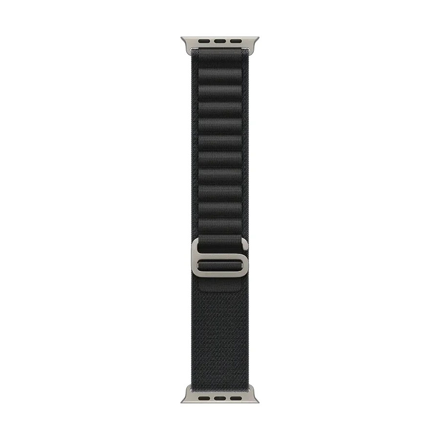 Apple 49mm Loop - Large Ремінець Alpine Loop Чорний за Apple Watch 44 mmApple Watch 45 mmApple Watch 46 mmApple Watch 49 mm 44/45/46/49 mm