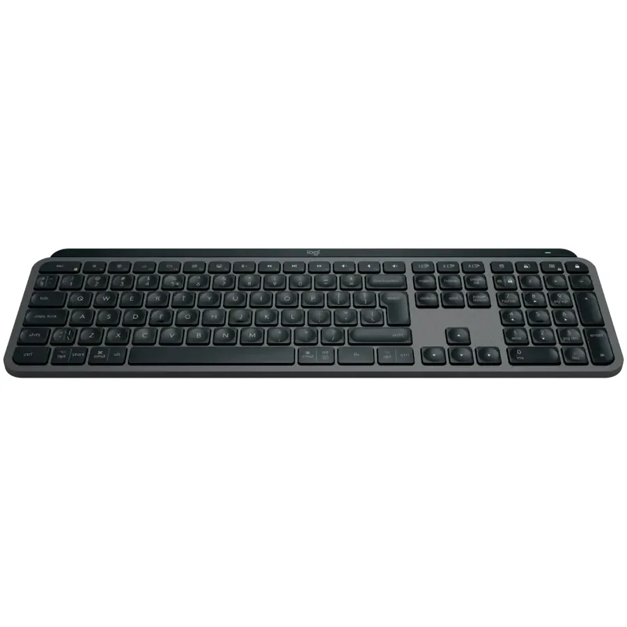 Клавіатура бездротова LOGITECH MX Keys S Pale Graphite UA (L920-011593)