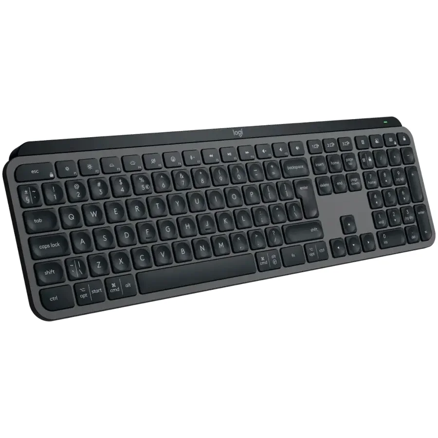 Клавіатура бездротова LOGITECH MX Keys S Pale Graphite UA (L920-011593)