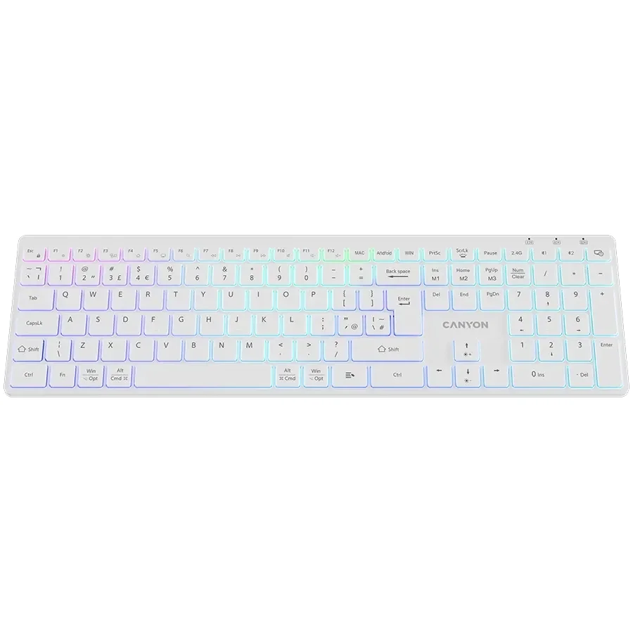 CANYON HKB-W11 Клавіатура, Великобританія/US English