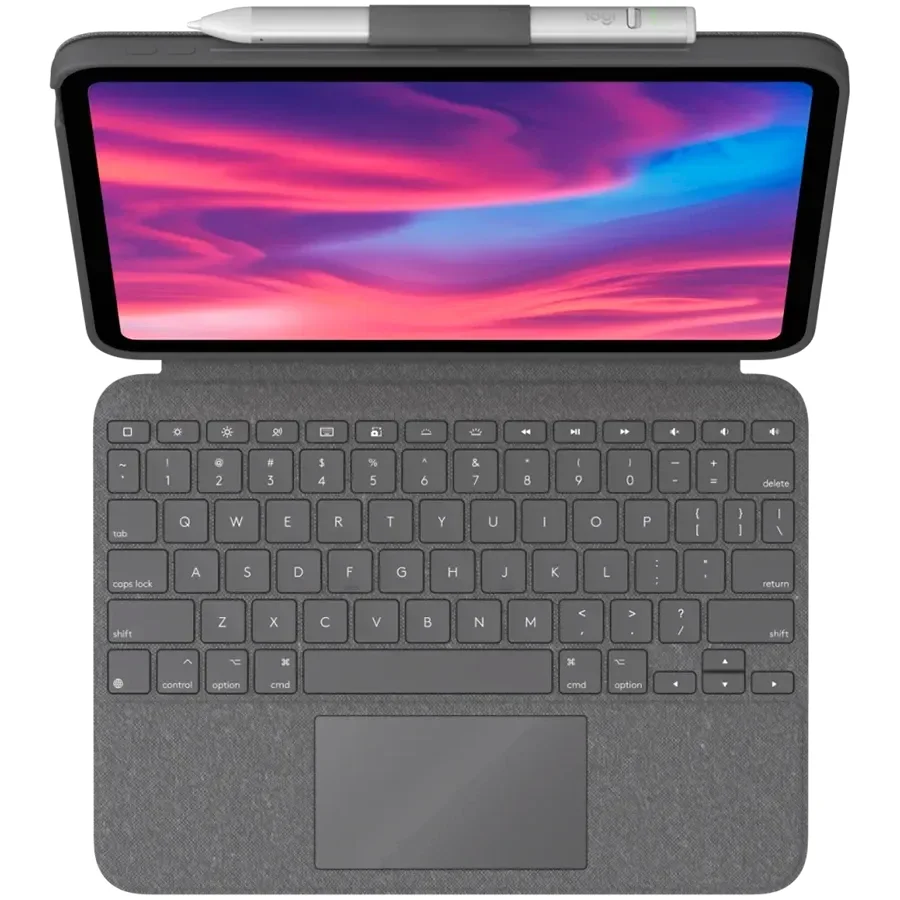 LOGITECH (CIS) Чохол-клавіатура Combo Touch  Oxford Grey для iPad (10th generation)