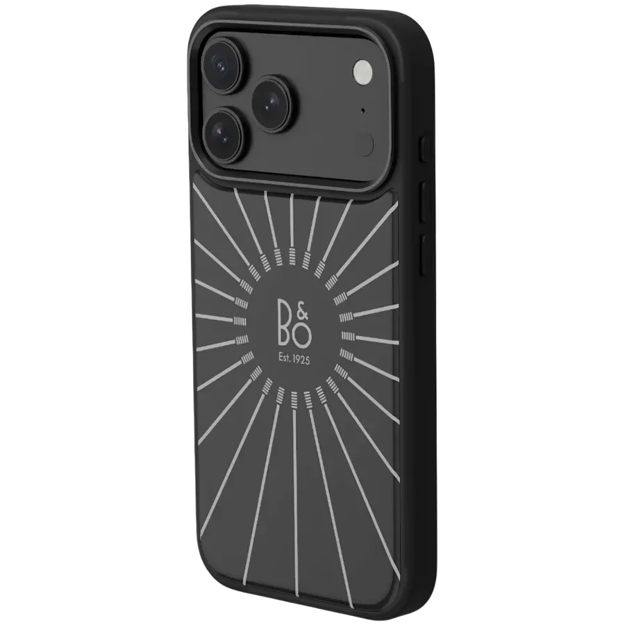 B&O BY ASBIS Чохол Glass version with MagSafe Black Anthracite для iPhone 17 Pro Max
