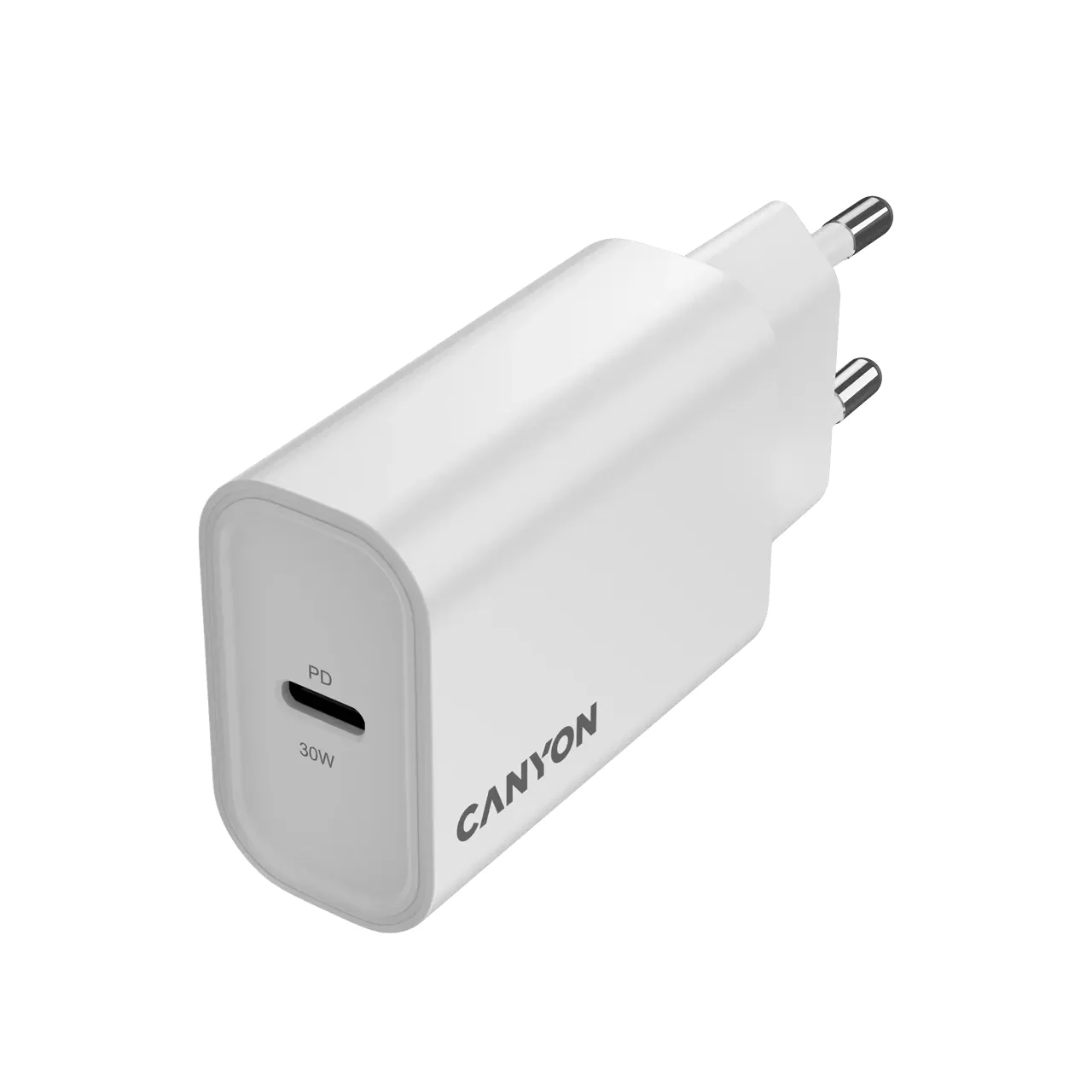 CANYON Адаптер живлення OnCharge 30CL 1*USB-C 1*USB Тип C, 30 Ват