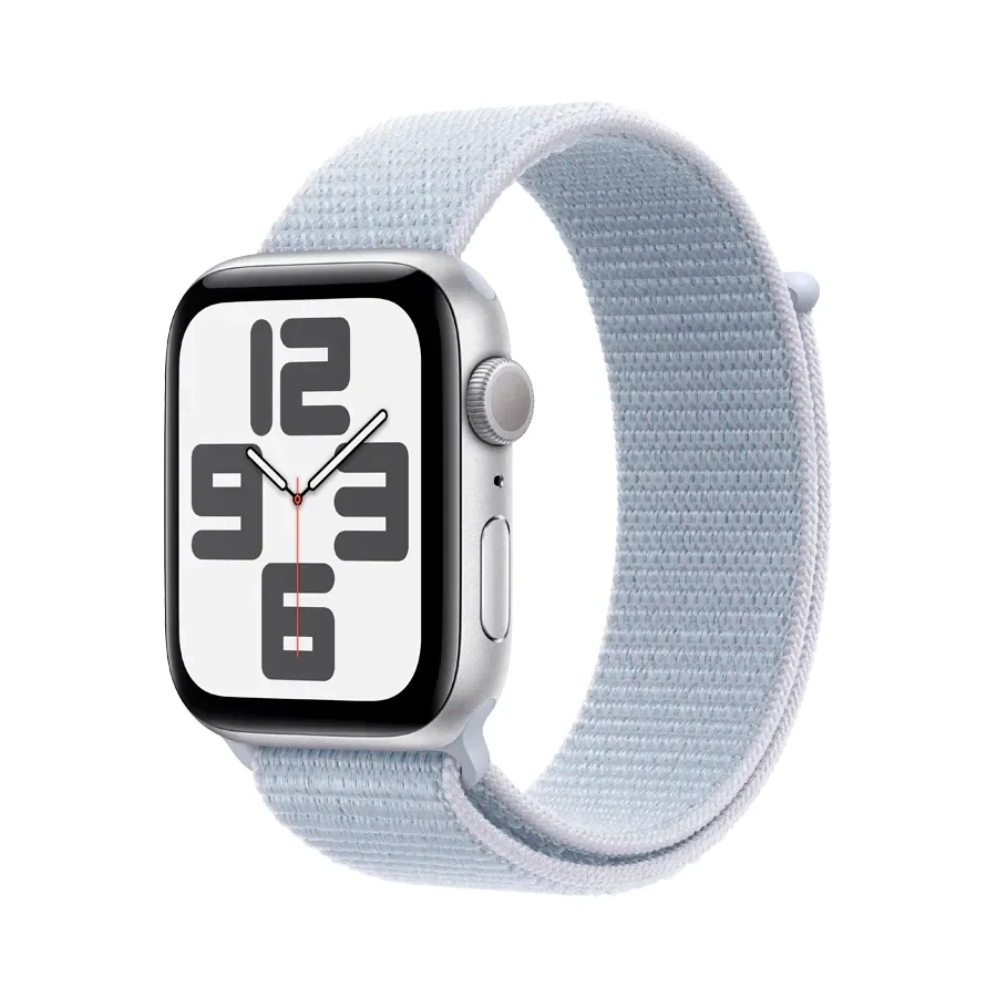 Apple Watch SE GPS Gen.2 (2024),  Blue Cloud Sport Loop, 44mm, Silver