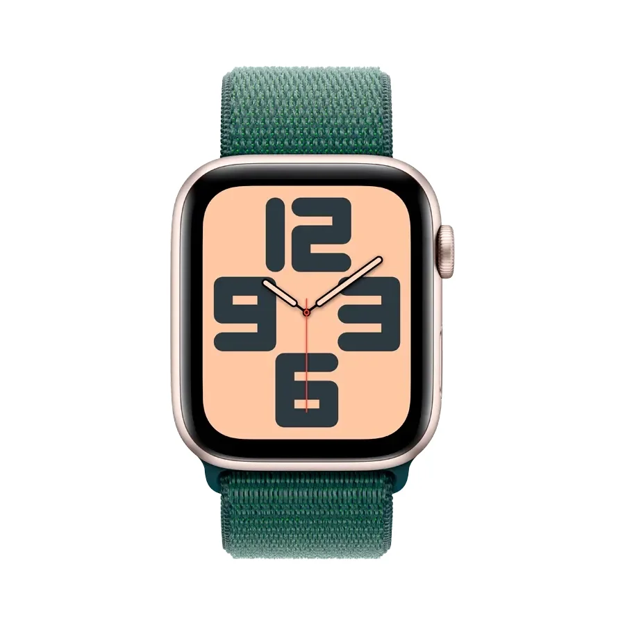 Apple Watch SE GPS Gen.2 (2024),  Lake Green Sport Loop, 44mm, Starlight