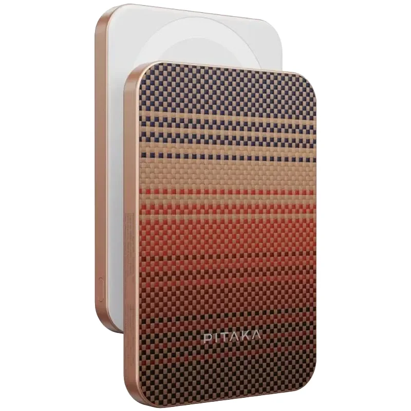 Зарядний пристрій Pitaka Aramid Qi2 5000 mAh Sunset