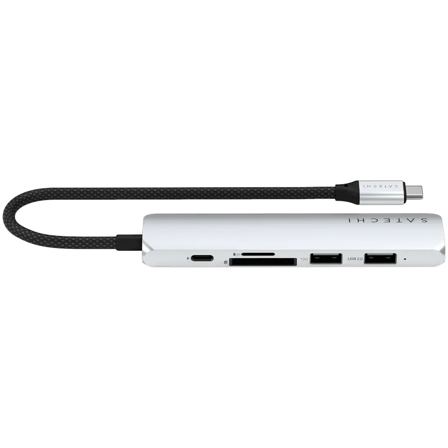 SATECHI Slim 6 Multiport, Сріблястий