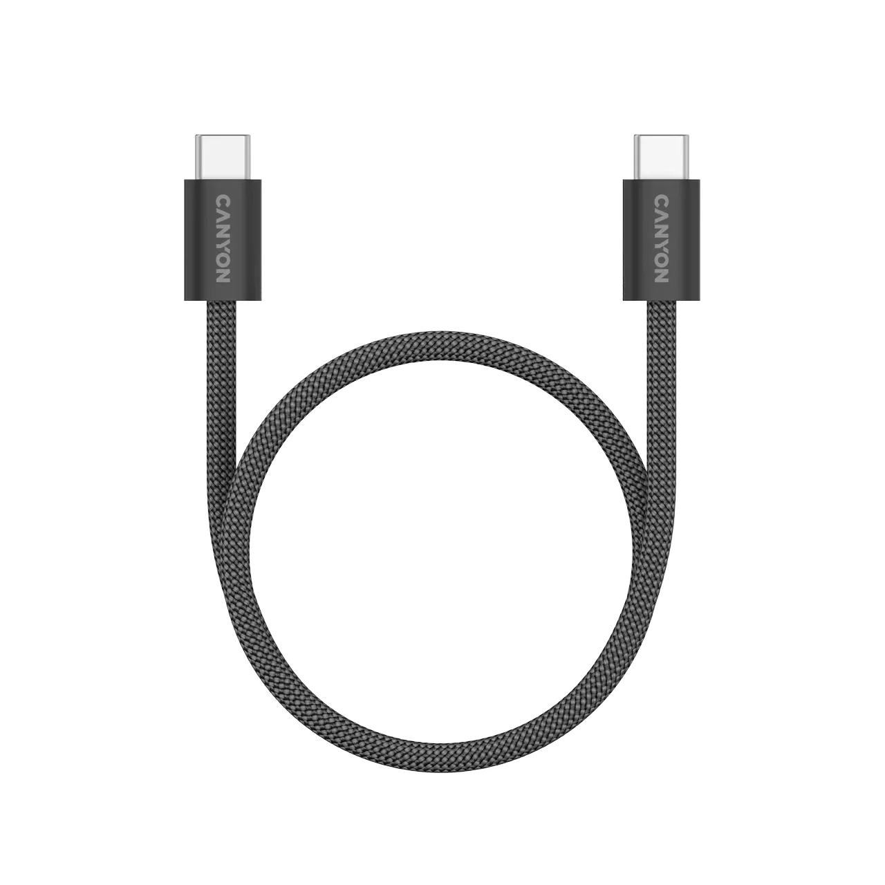 CANYON USB-C to USB-C Cable , Чорний, 1м